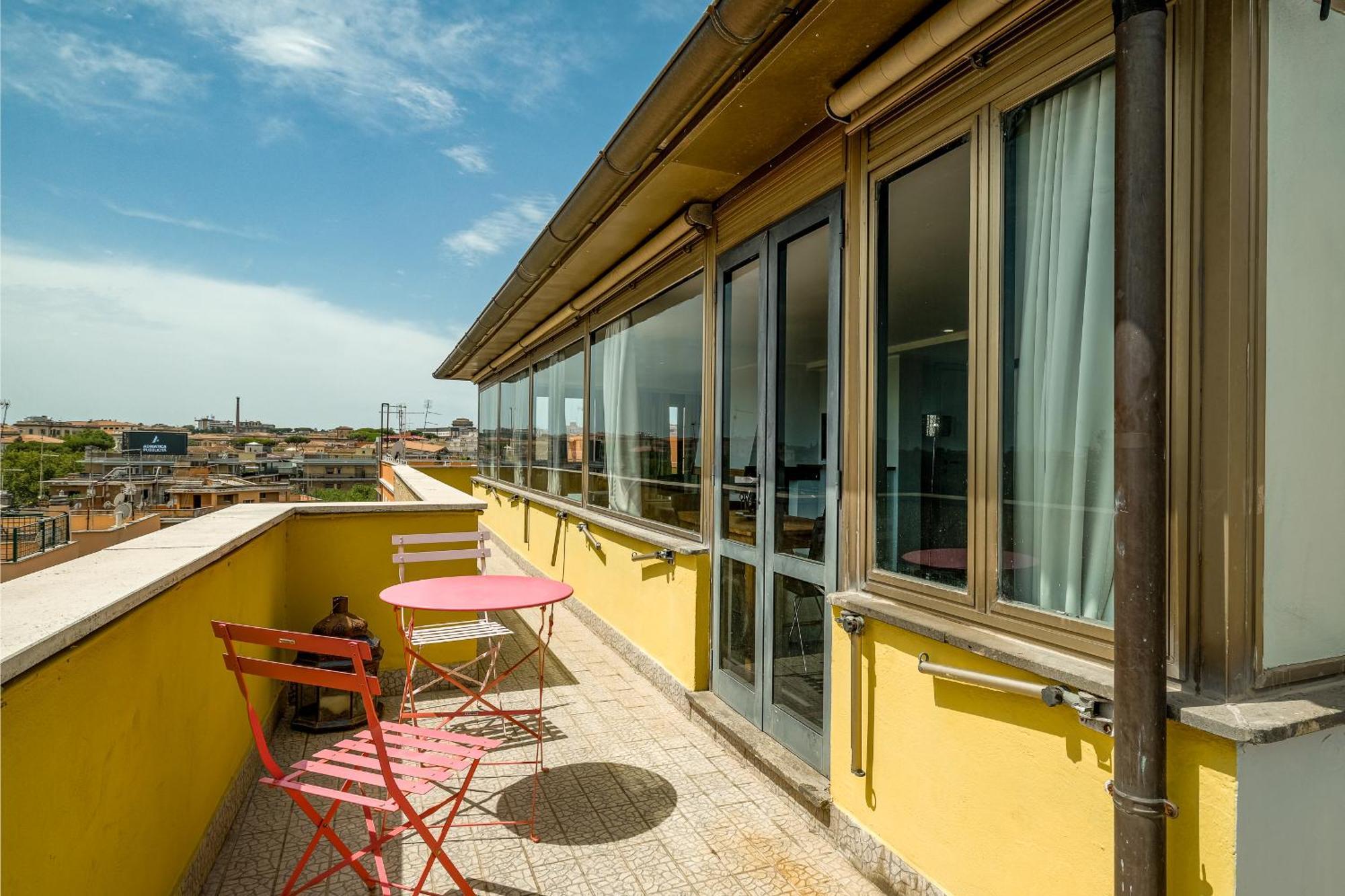 Appartement Forlanini Loft Trastevere By Casa E Lode - Terrace Panoramic View, Air Conditioning, Wifi Rome