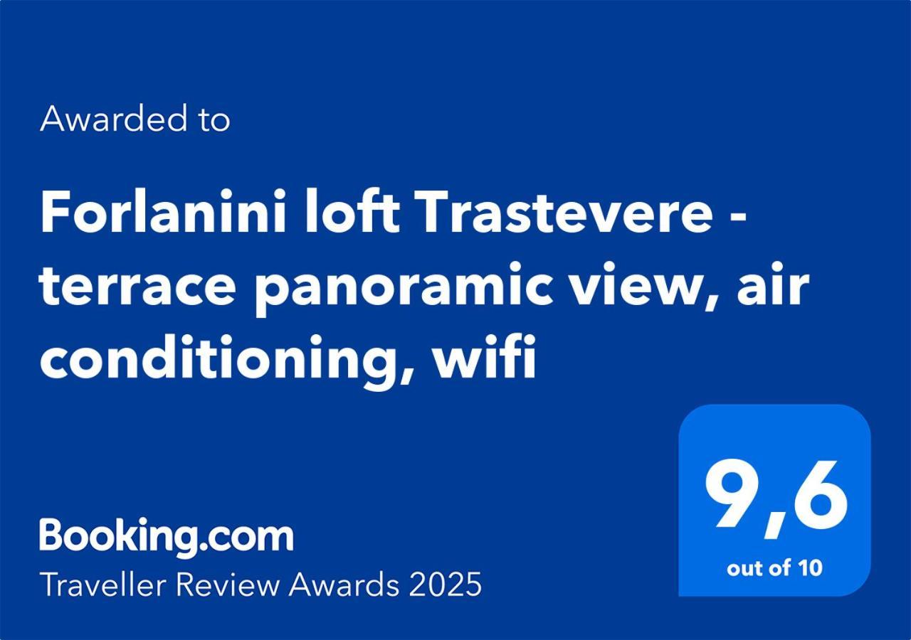 Appartement Forlanini Loft Trastevere By Casa E Lode - Terrace Panoramic View, Air Conditioning, Wifi